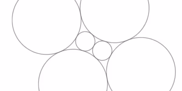 geometry puzzle that looks like Shaun the Sheep