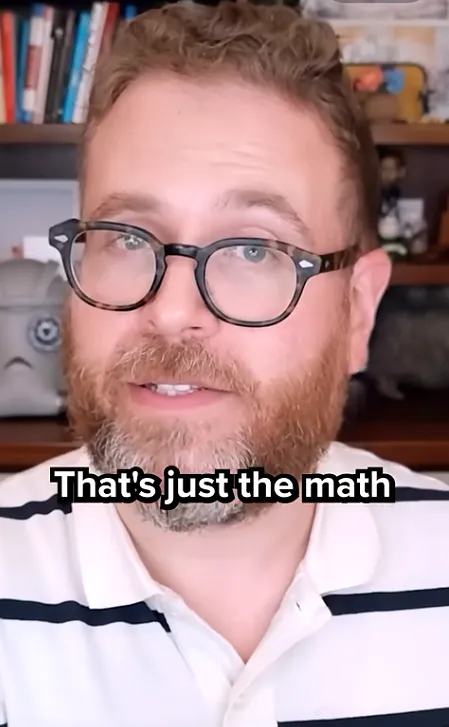 Sam Reich explaining the cost of a Dropout TV subscription