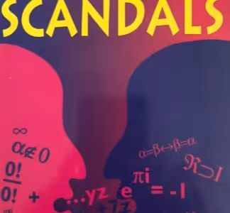 The cover of a book on mathematical scandals